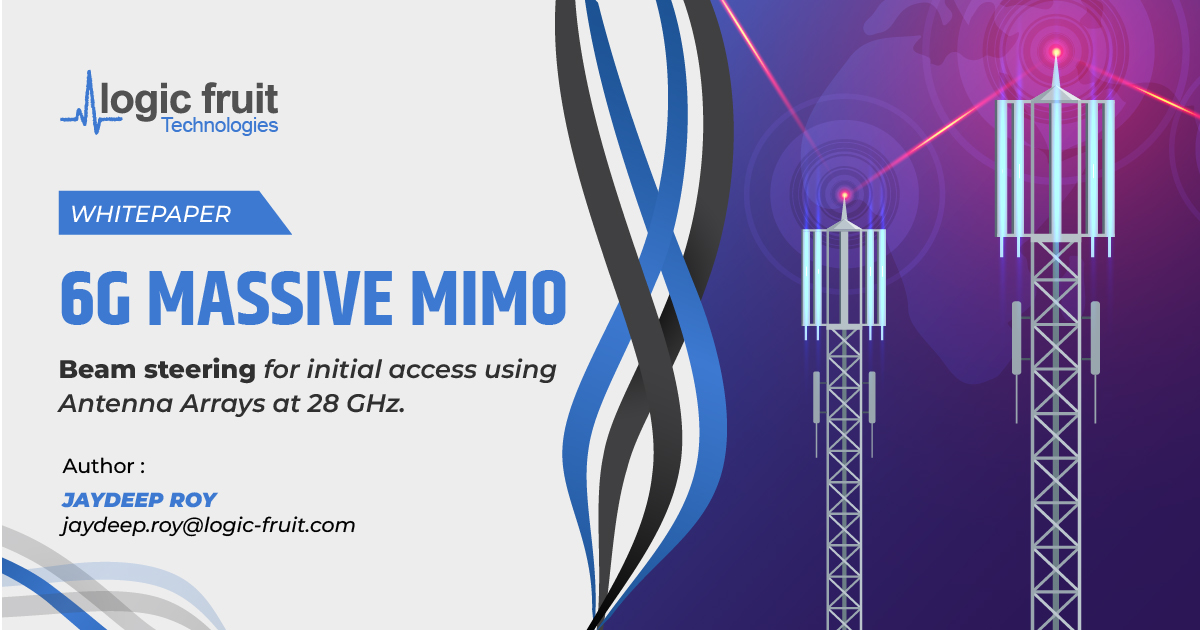 6G Massive Mimo Beam Steering for initial access using Antenna Arrays at 28 GHZ